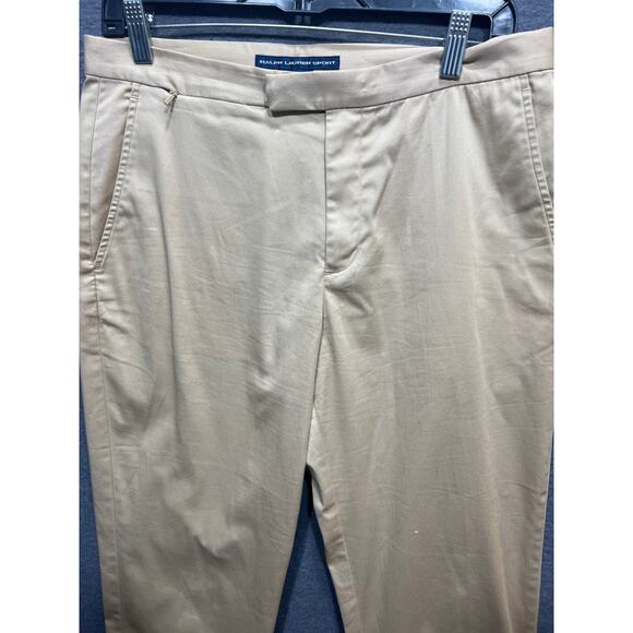 Vinage Ralph Lauren Sport Ankle Khaki Pants Womens Size 10 Made In Hong Kong - Picture 3 of 16